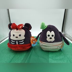 Minnie Mouse And Goofy Halloween Squishmellows NWT